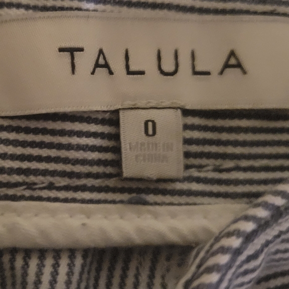 Women's Black Striped Shorts - Picture 4 of 4